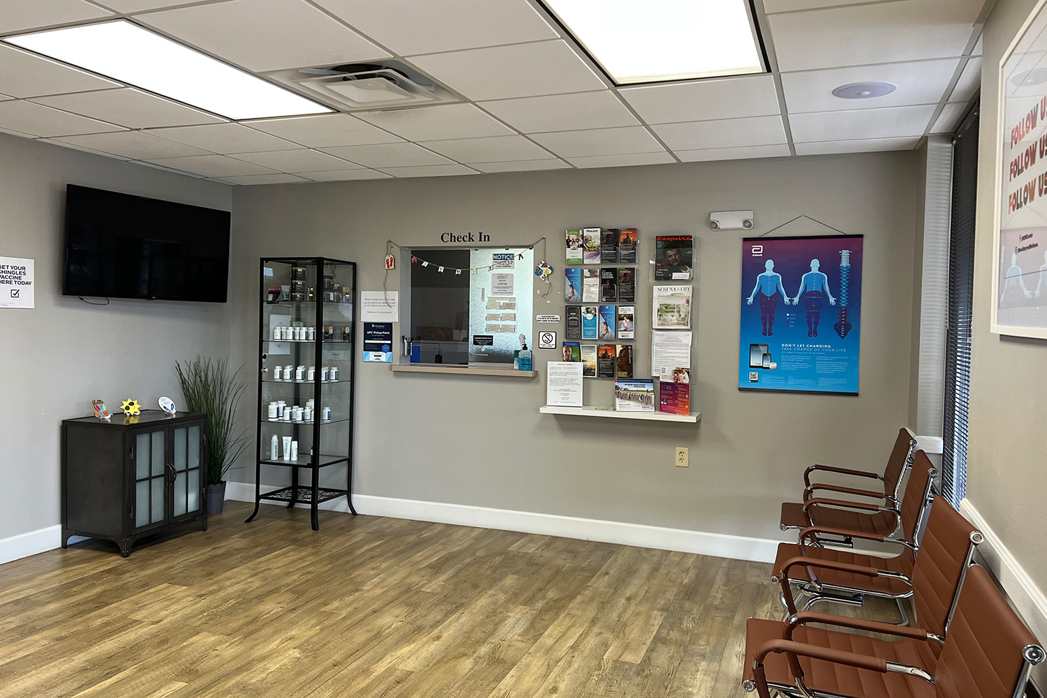 New Smyrna Wellness Center waiting area / lobby