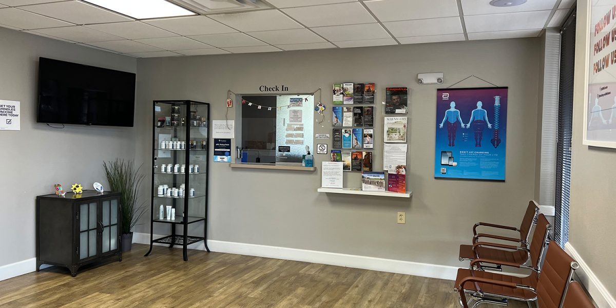 New Smyrna Wellness Center waiting area / lobby